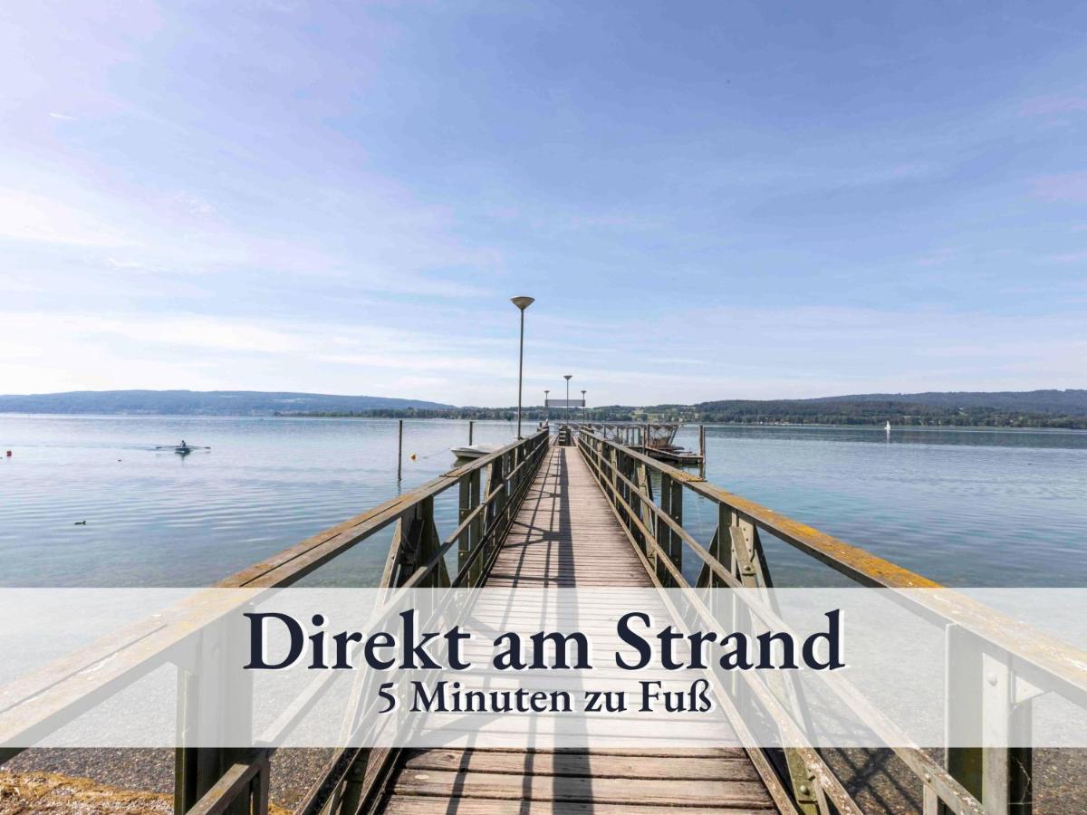 Schicke Ferienwohnung In Bester Bodenseelage L 1 Minute Zum Bodensee L 1 Zimmer L Vollausgestattete Kueche L Free-Wlan L Willkommen Im Apartment Stahringen Radolfzell am Bodensee Exterior foto